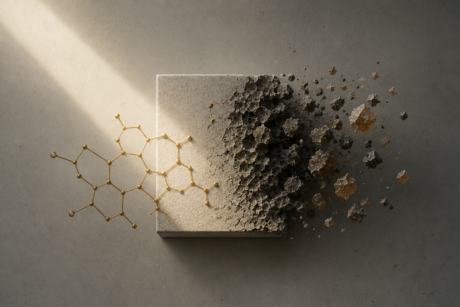 Glycation : molécule et protéine se dégradant sous l’effet de la glycation
